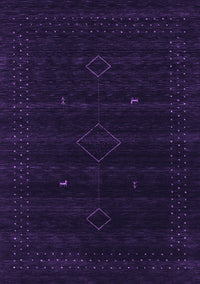 Abstract Purple Contemporary Rug, con2360pur