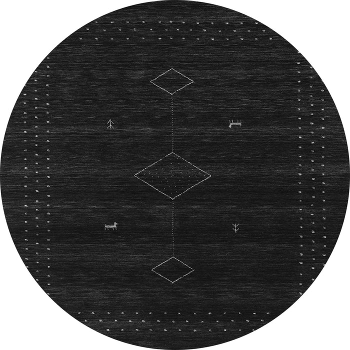 Machine Washable Abstract Gray Contemporary Rug, wshcon2360gry