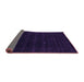 Sideview of Abstract Purple Contemporary Rug, con2360pur