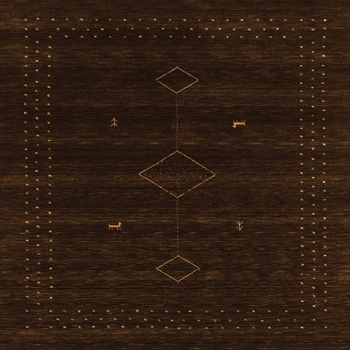 Round Machine Washable Abstract Orange Contemporary Area Rugs, wshcon2360org