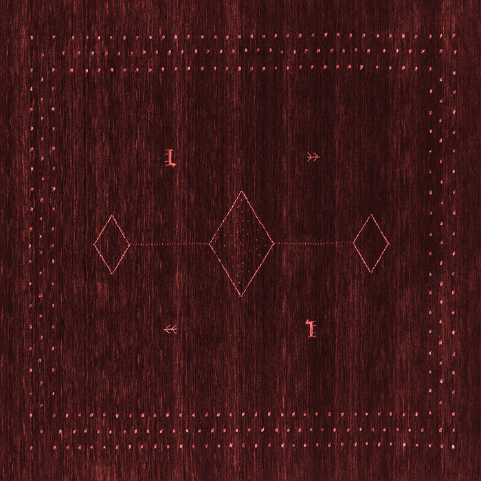 Machine Washable Abstract Red Contemporary Rug, wshcon2360red