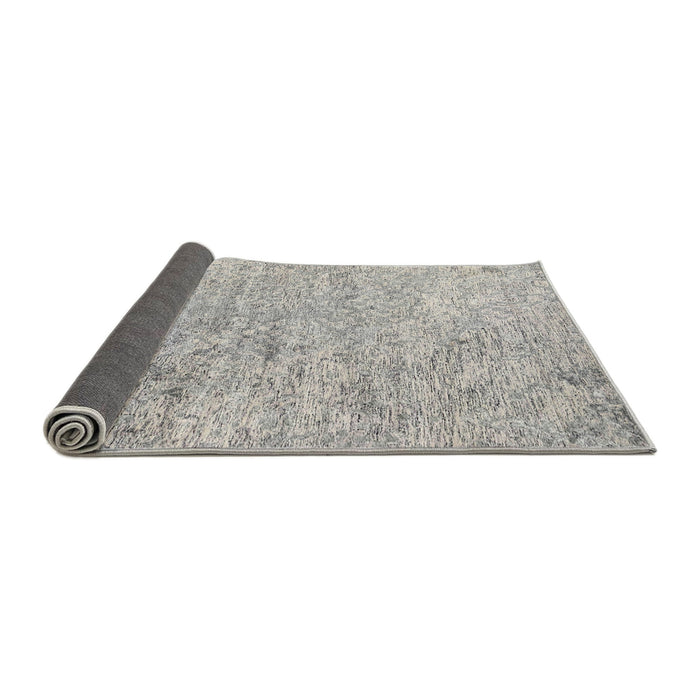 Thickness of Contemporary Pale Silver Gray Modern Rug, con2361