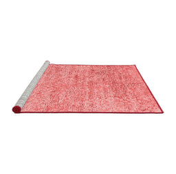 Contemporary Red Washable Rugs