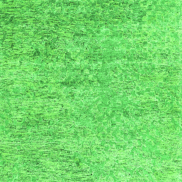 Abstract Green Contemporary Rug, con2361grn