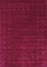 Abstract Purple Contemporary Rug, con2362pur