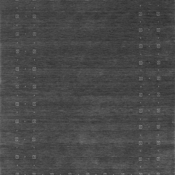 Serging Thickness of Machine Washable Abstract Gray Contemporary Rug, wshcon2362gry