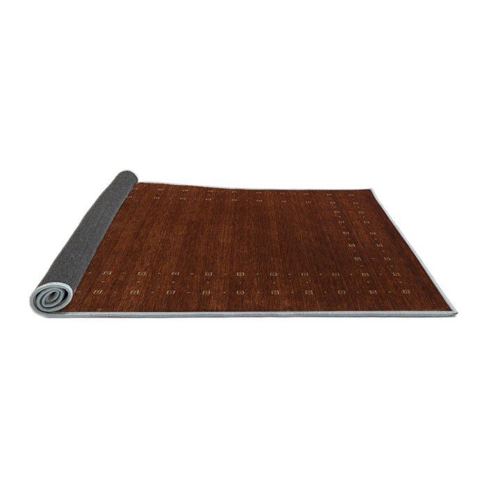 Sideview of Abstract Light Blue Contemporary Rug, con2362lblu