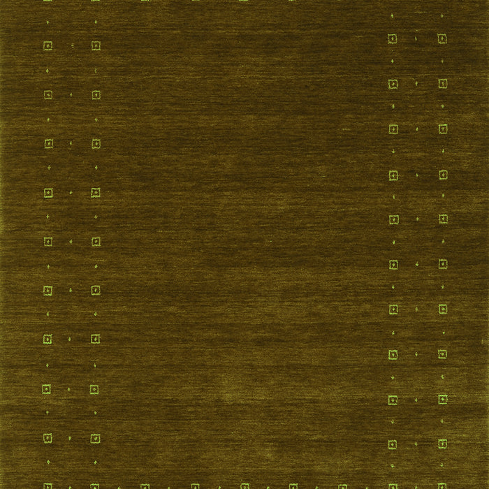 Serging Thickness of Machine Washable Abstract Green Contemporary Area Rugs, wshcon2362grn