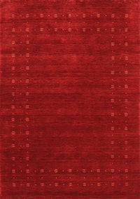 Abstract Orange Contemporary Rug, con2362org