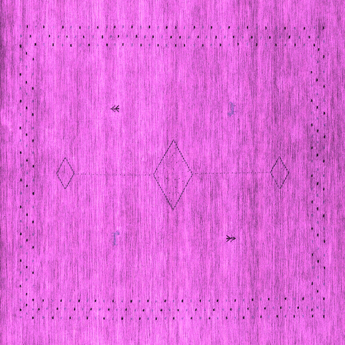 Square Abstract Pink Contemporary Rug, con2363pnk