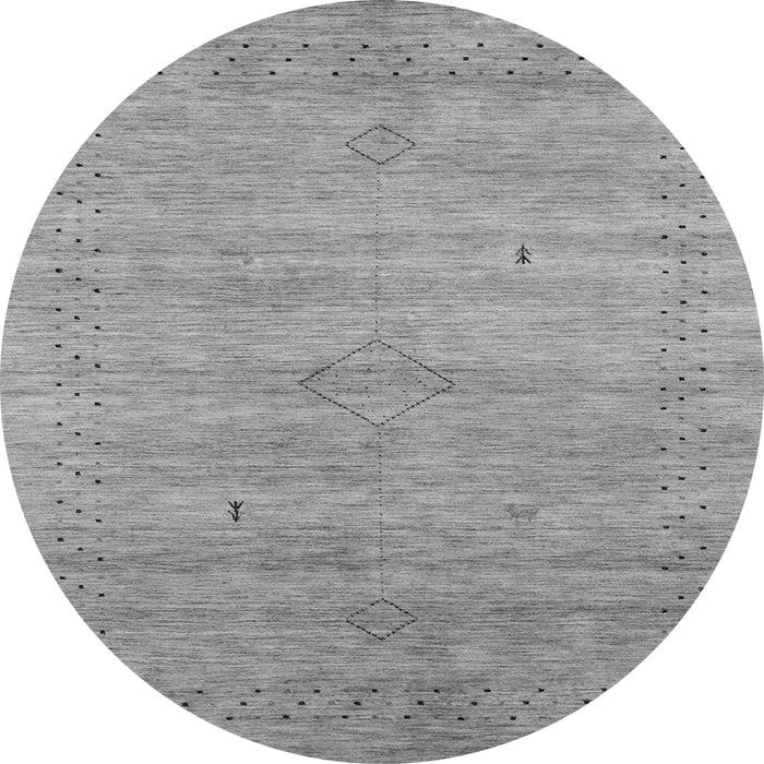 Machine Washable Abstract Gray Contemporary Rug, wshcon2363gry
