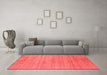 Contemporary Red Washable Rugs