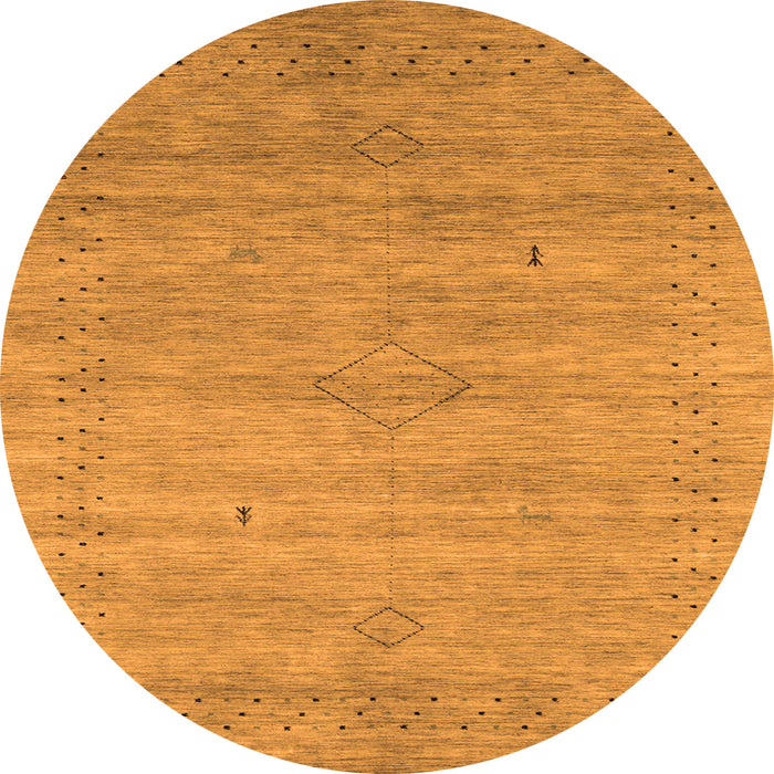 Machine Washable Abstract Orange Contemporary Area Rugs, wshcon2363org