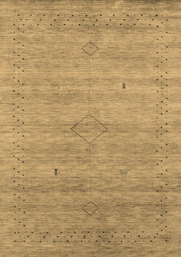 Abstract Brown Contemporary Rug, con2363brn
