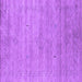 Square Abstract Purple Contemporary Rug, con2363pur