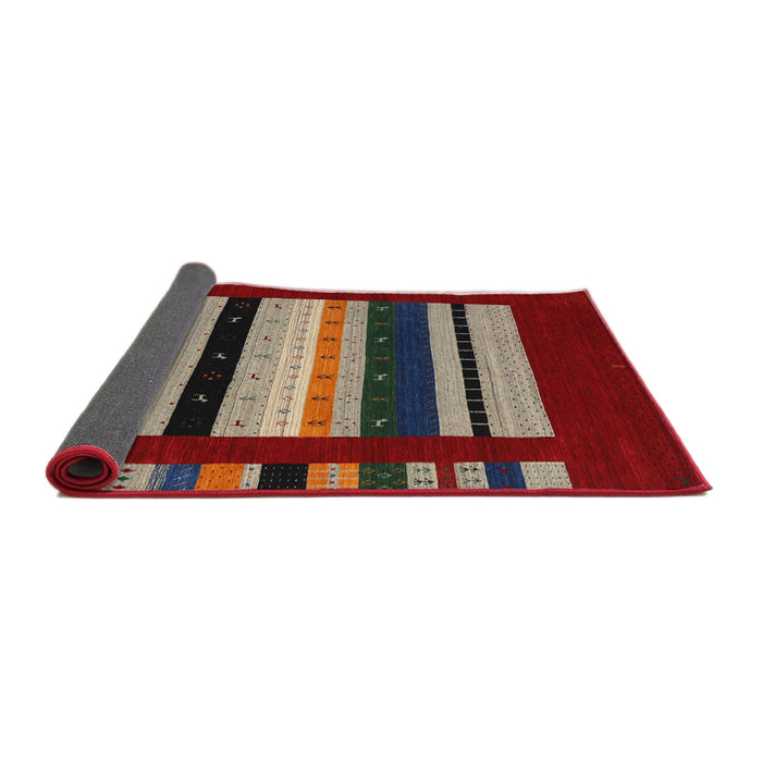 Thickness of Contemporary Red Modern Rug, con2364