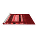 Contemporary Red Washable Rugs