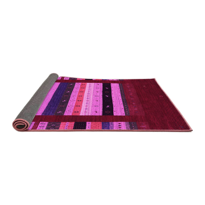 Sideview of Abstract Pink Contemporary Rug, con2364pnk