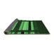 Sideview of Abstract Emerald Green Contemporary Rug, con2364emgrn