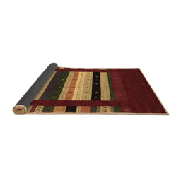 Sideview of Abstract Brown Contemporary Rug, con2364brn