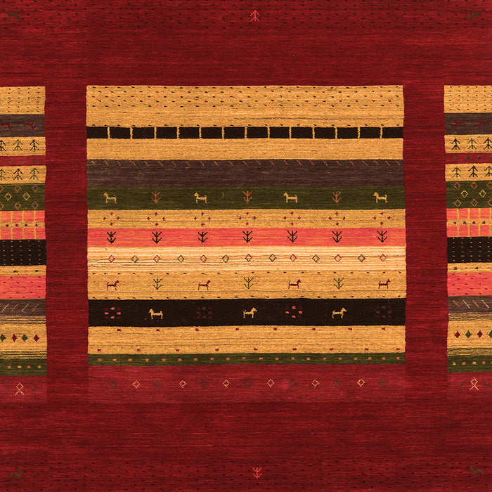 Round Machine Washable Abstract Orange Contemporary Area Rugs, wshcon2364org