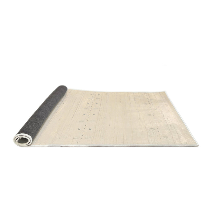 Thickness of Contemporary Beige Solid Rug, con2365