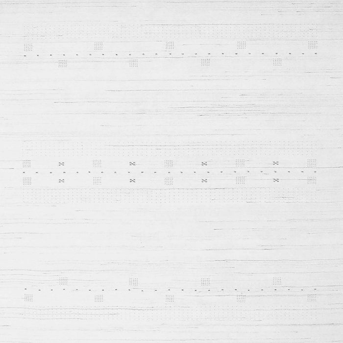 Round Machine Washable Solid Gray Modern Rug, wshcon2365gry