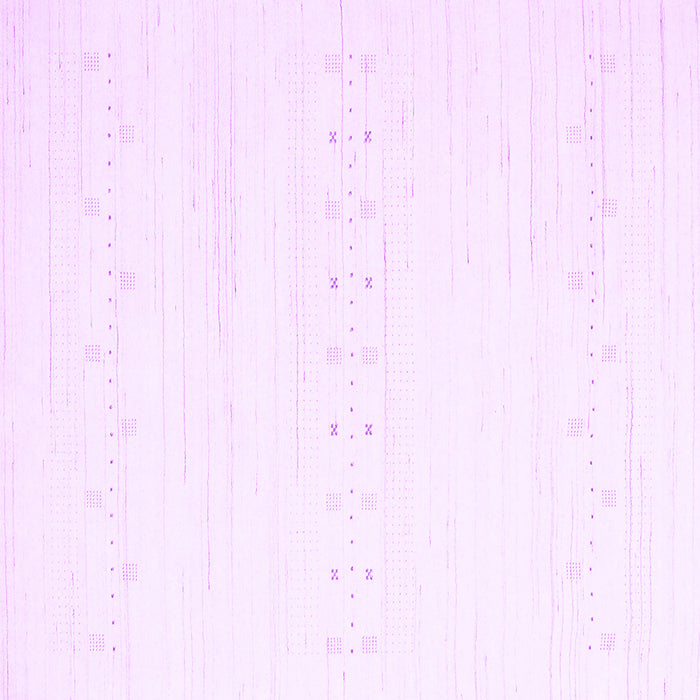 Square Machine Washable Solid Purple Modern Area Rugs, wshcon2365pur