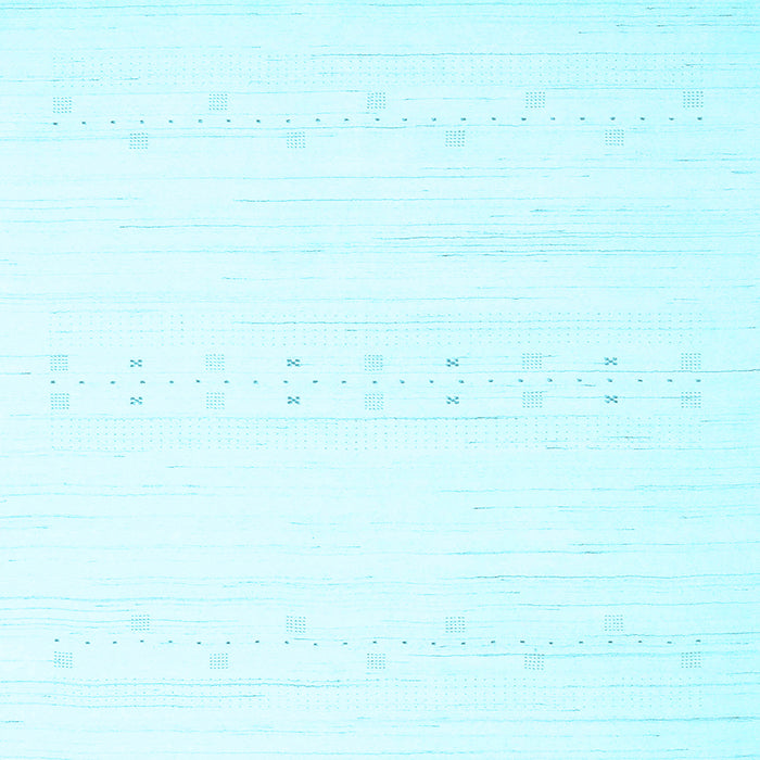 Square Solid Light Blue Modern Rug, con2365lblu