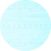 Round Solid Light Blue Modern Rug, con2365lblu