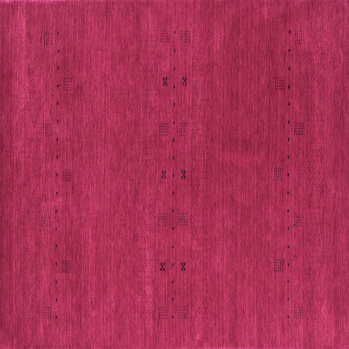 Square Machine Washable Abstract Purple Contemporary Area Rugs, wshcon2366pur