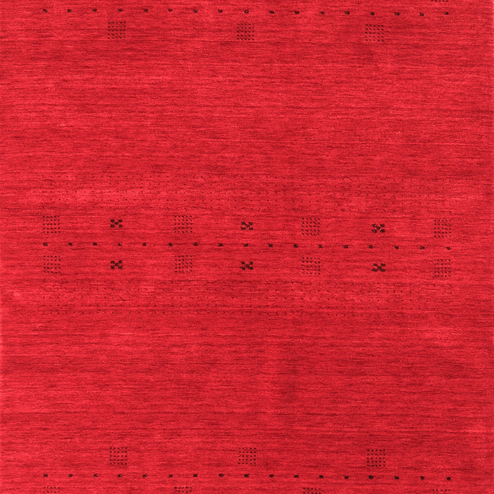 Machine Washable Abstract Red Contemporary Rug, wshcon2366red