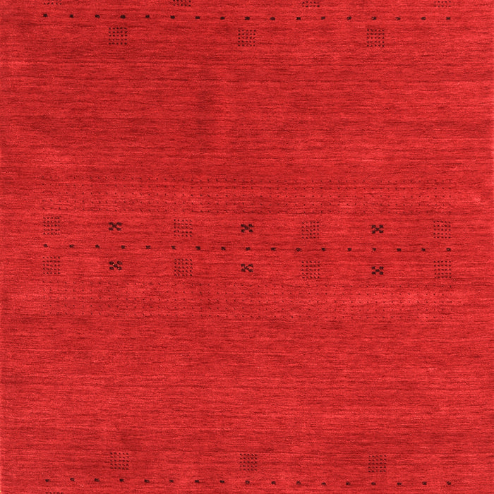 Abstract Orange Contemporary Rug, con2366org