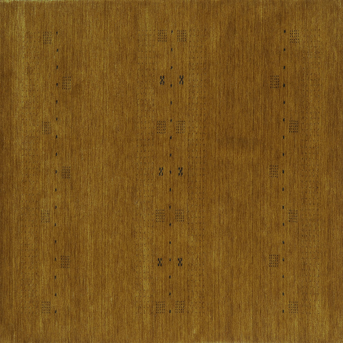 Square Abstract Turquoise Contemporary Rug, con2366turq