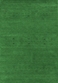 Abstract Emerald Green Contemporary Rug, con2366emgrn