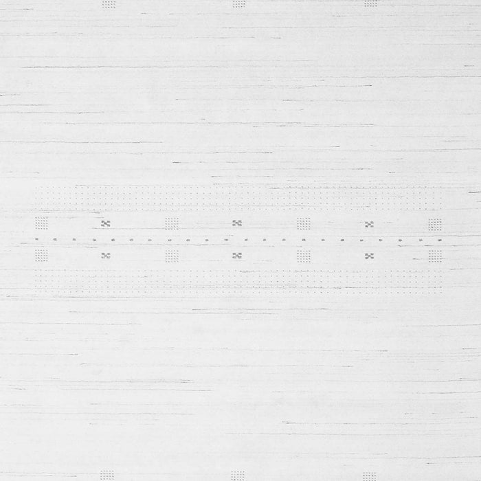 Serging Thickness of Machine Washable Solid Gray Modern Rug, wshcon2367gry