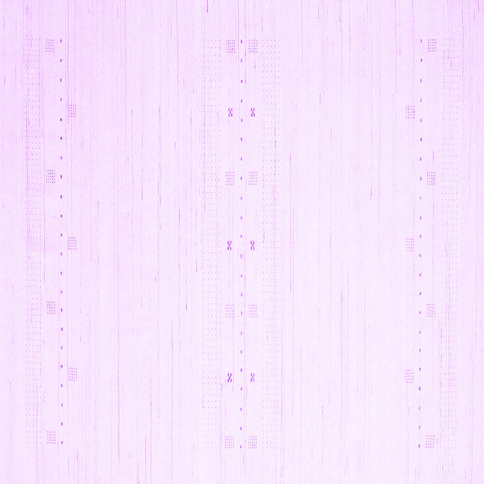 Square Solid Purple Modern Rug, con2367pur