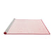 Modern Red Washable Rugs