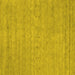 Square Abstract Yellow Contemporary Rug, con2368yw