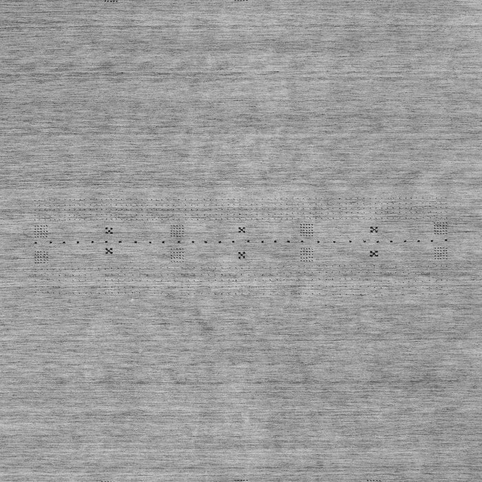 Serging Thickness of Machine Washable Abstract Gray Contemporary Rug, wshcon2368gry