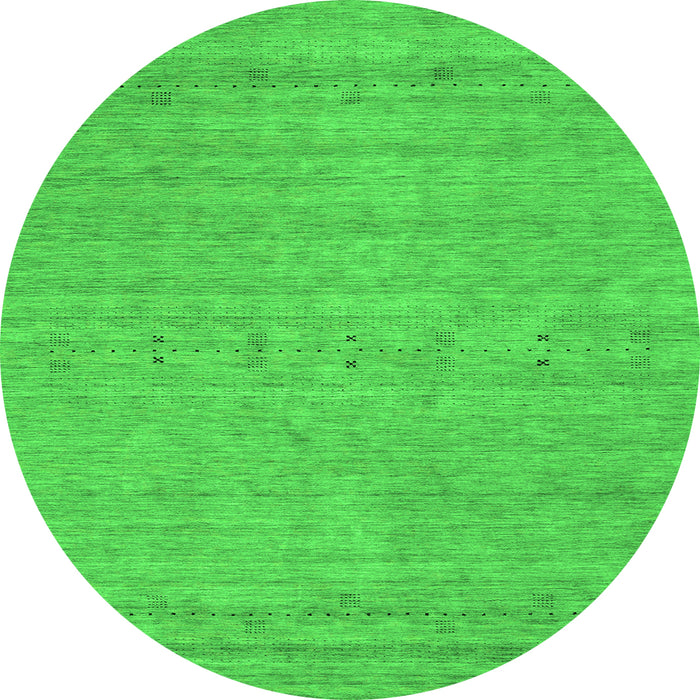 Machine Washable Abstract Green Contemporary Area Rugs, wshcon2368grn