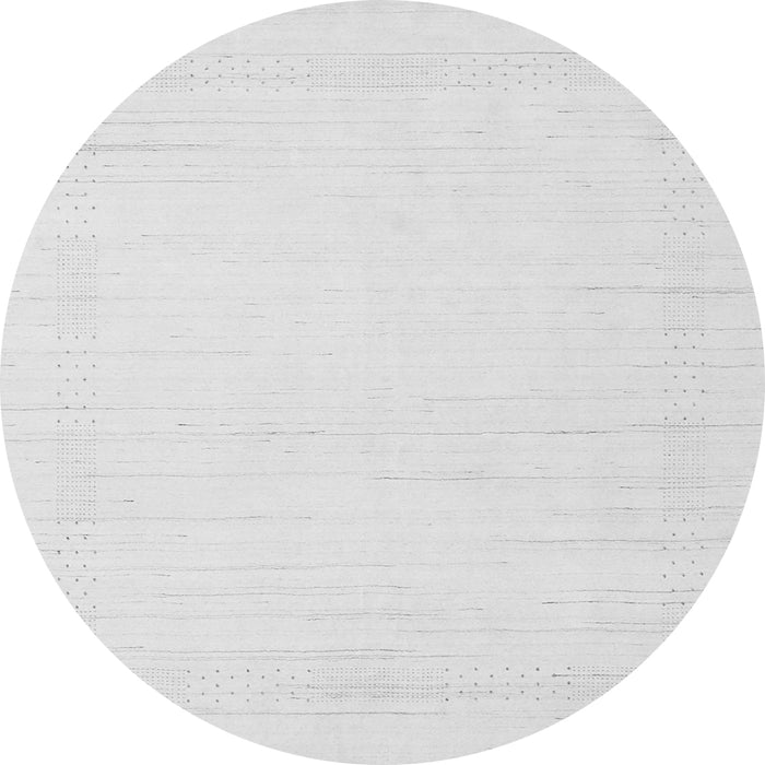 Square Solid Gray Modern Rug, con2369gry