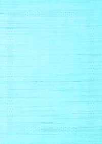 Solid Light Blue Modern Rug, con2369lblu