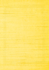 Solid Yellow Modern Rug, con2369yw