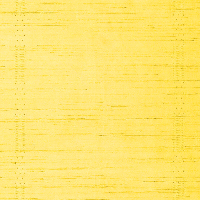 Machine Washable Solid Yellow Modern Rug, wshcon2369yw
