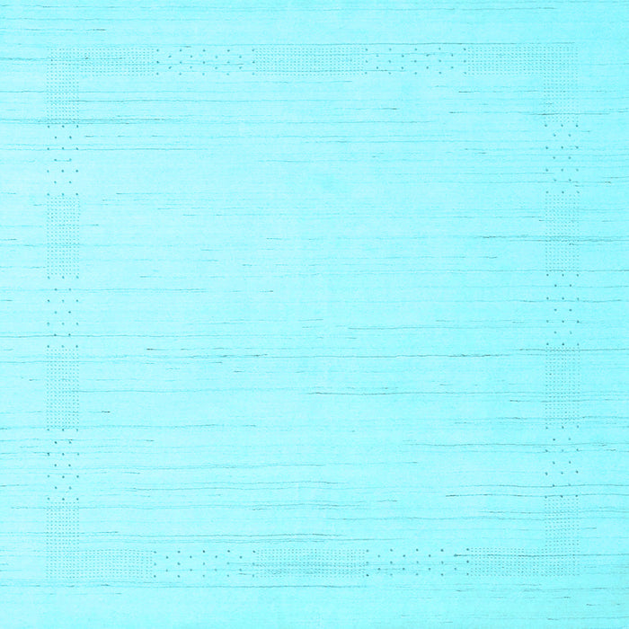 Square Solid Light Blue Modern Rug, con2369lblu