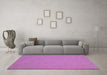 Machine Washable Abstract Purple Contemporary Area Rugs in a Living Room, wshcon236pur