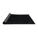 Thickness of Contemporary Black Modern Rug, con2370