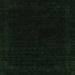 Square Abstract Emerald Green Contemporary Rug, con2370emgrn