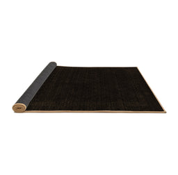 Sideview of Abstract Brown Contemporary Rug, con2370brn